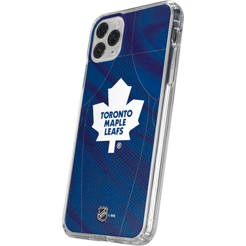 NHL Toronto Maple Leafs Home Jersey iPhone 11 Pro Clear Case