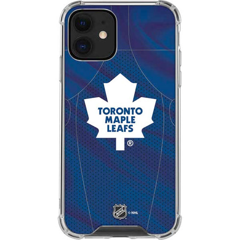 NHL Toronto Maple Leafs Home Jersey iPhone 12 Mini Clear Case