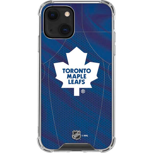 NHL Toronto Maple Leafs Home Jersey iPhone 13 Clear Case