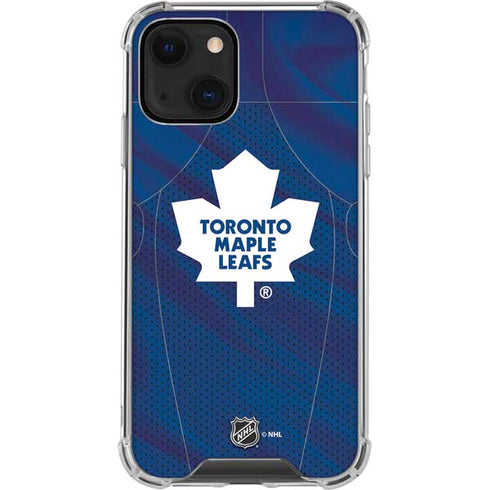 NHL Toronto Maple Leafs Home Jersey iPhone 14 Plus Clear Case