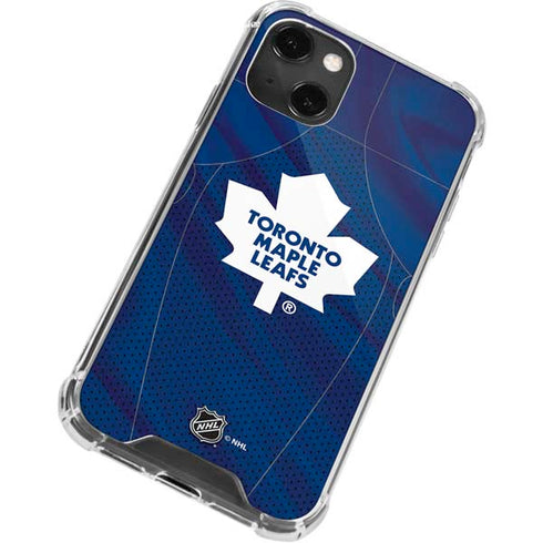 NHL Toronto Maple Leafs Home Jersey iPhone 14 Plus Clear Case
