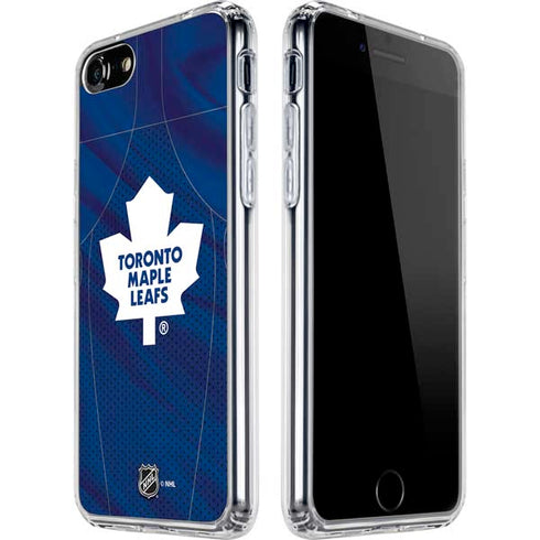 NHL Toronto Maple Leafs Home Jersey iPhone SE (2nd & 3rd Gen) Clear Case