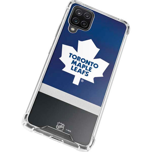 NHL Toronto Maple Leafs Jersey Galaxy A12 Clear Case