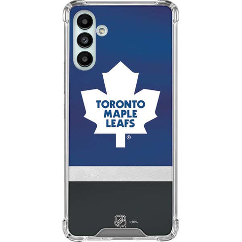 NHL Toronto Maple Leafs Jersey Galaxy A13 5G Clear Case