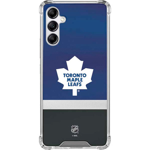 NHL Toronto Maple Leafs Jersey Galaxy A15 5G Clear Case