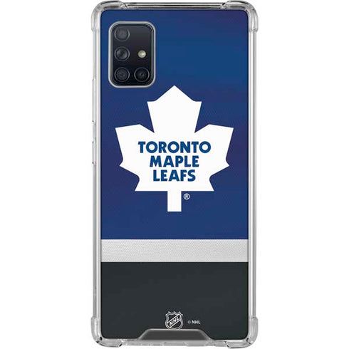 NHL Toronto Maple Leafs Jersey Galaxy A51 5G Clear Case