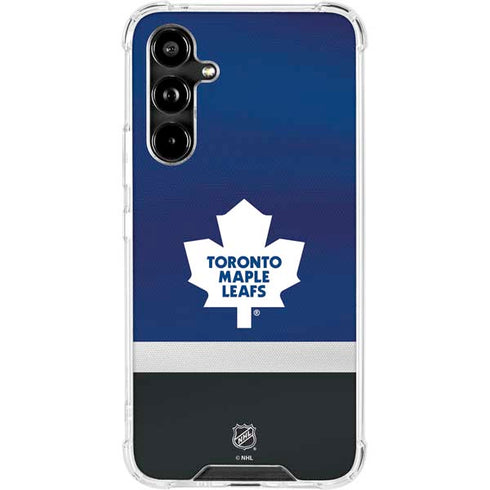 NHL Toronto Maple Leafs Jersey Galaxy A54 5G Clear Case