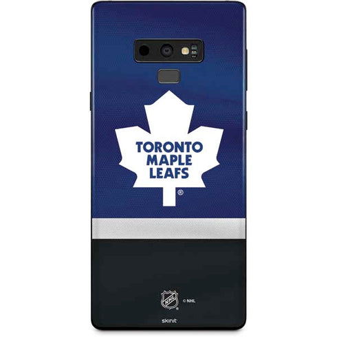 NHL Toronto Maple Leafs Jersey Galaxy Note 9 Skin