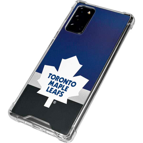 NHL Toronto Maple Leafs Jersey Galaxy Note20 5G Clear Case