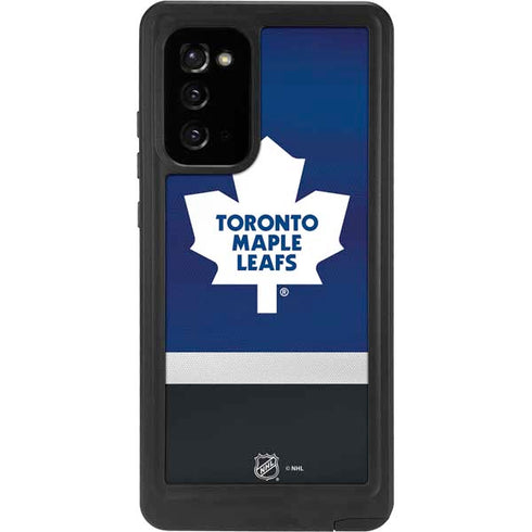 NHL Toronto Maple Leafs Jersey Galaxy Note20 5G Waterproof Case