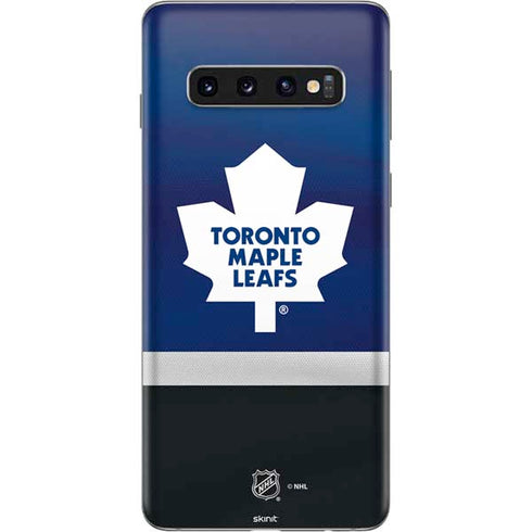NHL Toronto Maple Leafs Jersey Galaxy S10 Skin