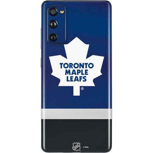 NHL Toronto Maple Leafs Jersey Galaxy S20 Fan Edition Skin