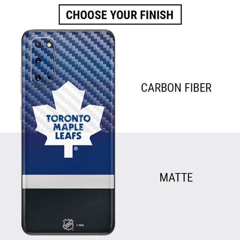 NHL Toronto Maple Leafs Jersey Galaxy S20 Skin