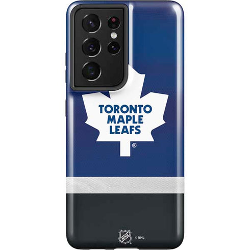 NHL Toronto Maple Leafs Jersey Galaxy S21 Ultra 5G Pro Case