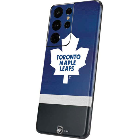 NHL Toronto Maple Leafs Jersey Galaxy S21 Ultra 5G Skin
