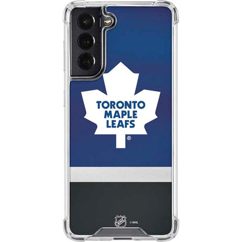 NHL Toronto Maple Leafs Jersey Galaxy S22 Clear Case