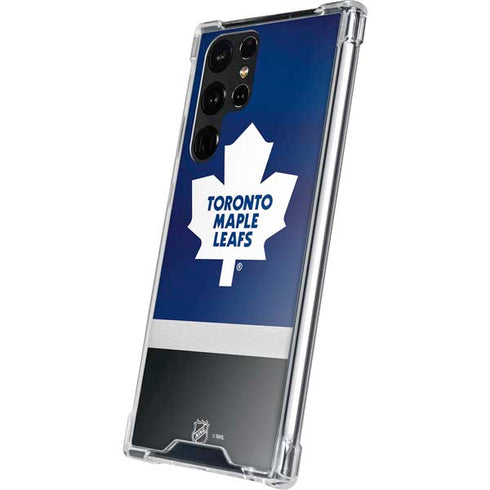 NHL Toronto Maple Leafs Jersey Galaxy S22 Ultra Clear Case