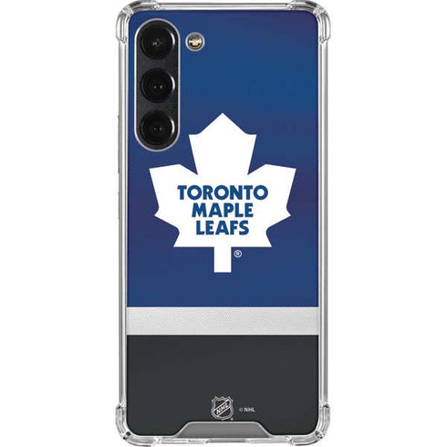 NHL Toronto Maple Leafs Jersey Galaxy S23 Plus Clear Case