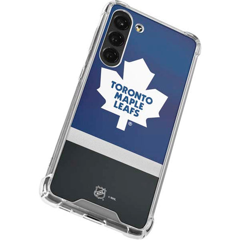 NHL Toronto Maple Leafs Jersey Galaxy S23 Plus Clear Case