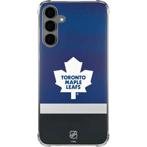 NHL Toronto Maple Leafs Jersey Galaxy S24 Plus Clear Case