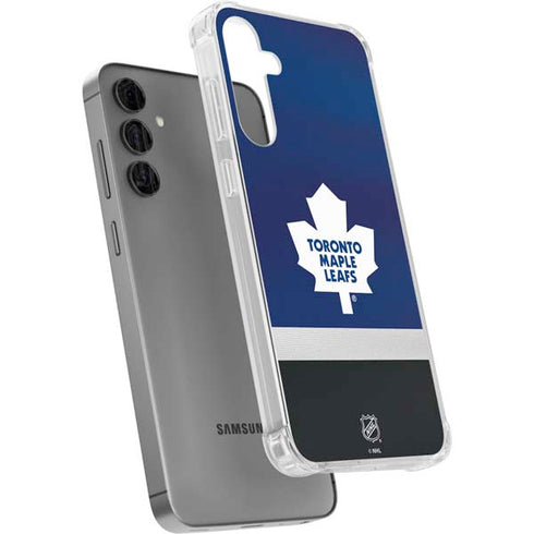 NHL Toronto Maple Leafs Jersey Galaxy S24 Plus Clear Case