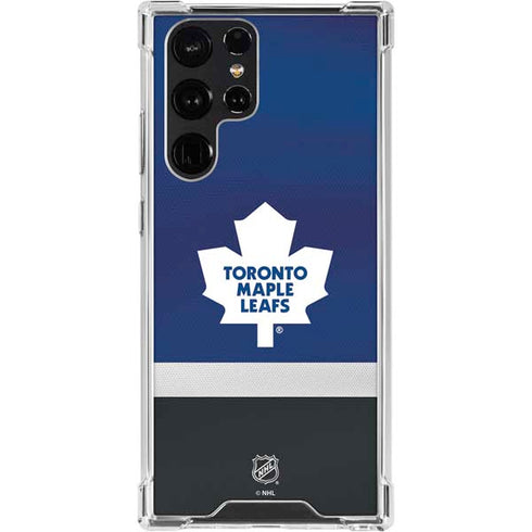 NHL Toronto Maple Leafs Jersey Galaxy S24 Ultra Clear Case
