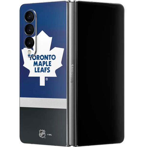 NHL Toronto Maple Leafs Jersey Galaxy Z Fold4 5G Skin