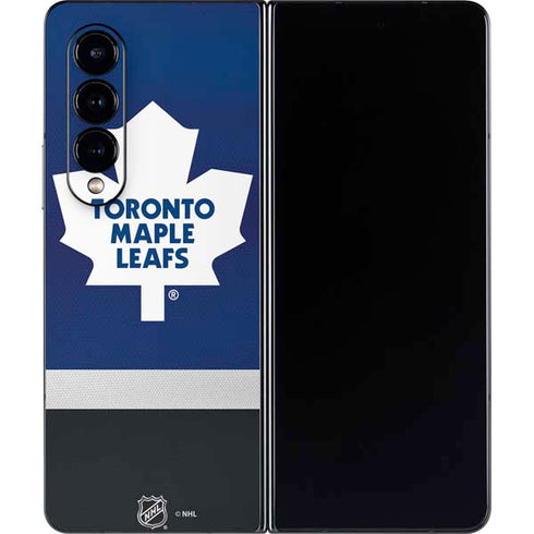 NHL Toronto Maple Leafs Jersey Galaxy Z Fold4 5G Skin