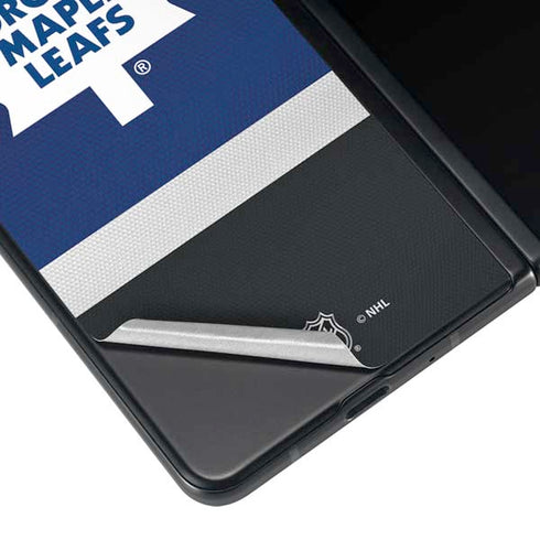 NHL Toronto Maple Leafs Jersey Galaxy Z Fold4 5G Skin