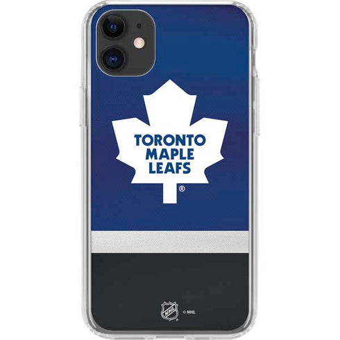 NHL Toronto Maple Leafs Jersey iPhone 11 Clear Case