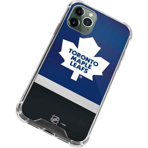 NHL Toronto Maple Leafs Jersey iPhone 11 Pro Max Clear Case