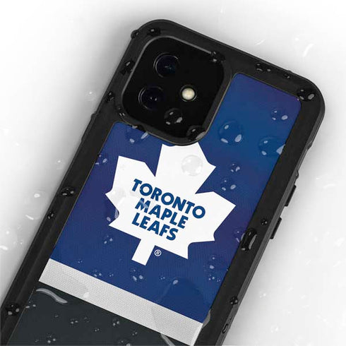 NHL Toronto Maple Leafs Jersey iPhone 12 Mini Waterproof Case