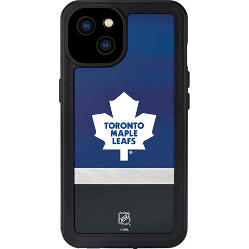 NHL Toronto Maple Leafs Jersey iPhone 15 Plus Waterproof Case