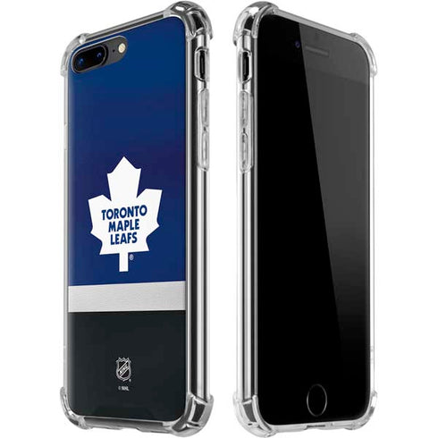 NHL Toronto Maple Leafs Jersey iPhone 7/8 Plus Clear Case
