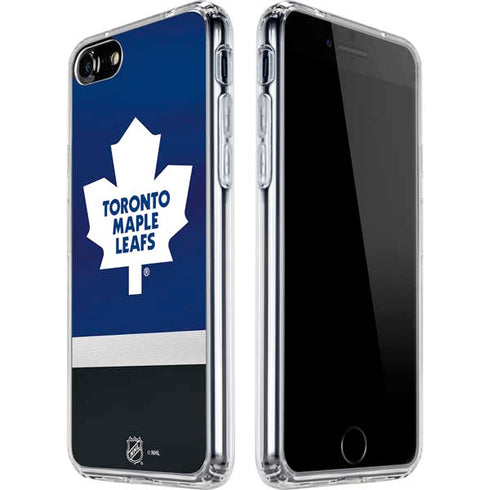 NHL Toronto Maple Leafs Jersey iPhone SE (2nd & 3rd Gen) Clear Case