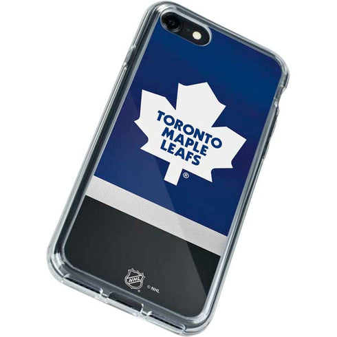 NHL Toronto Maple Leafs Jersey iPhone SE (2nd & 3rd Gen) Clear Case