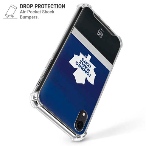 NHL Toronto Maple Leafs Jersey iPhone XR Clear Case