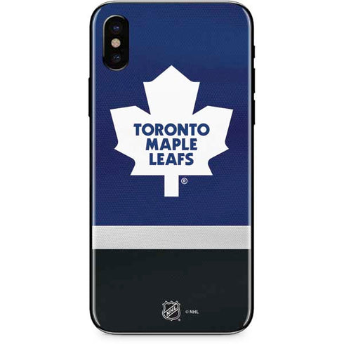 NHL Toronto Maple Leafs Jersey iPhone XS Skin