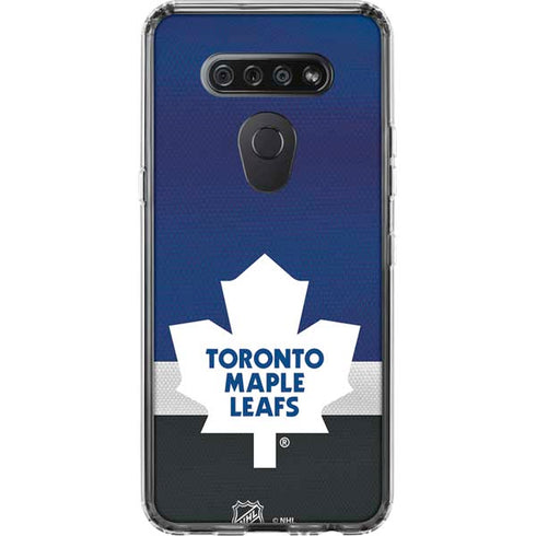 NHL Toronto Maple Leafs Jersey LG K51/Q51 Clear Case