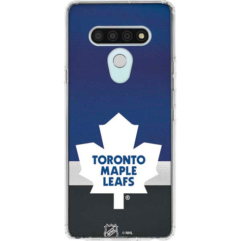 NHL Toronto Maple Leafs Jersey LG Stylo 6 Clear Case