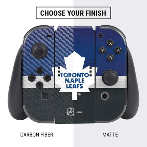 NHL Toronto Maple Leafs Jersey Nintendo Switch Bundle Skin