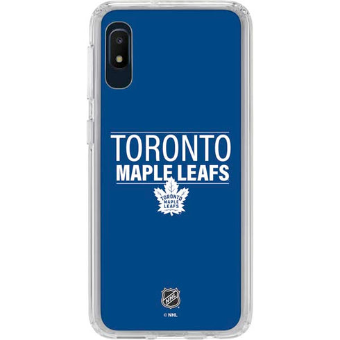 NHL Toronto Maple Leafs Lineup Galaxy A10e Clear Case