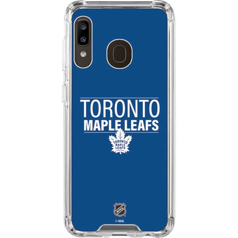 NHL Toronto Maple Leafs Lineup Galaxy A30 Clear Case
