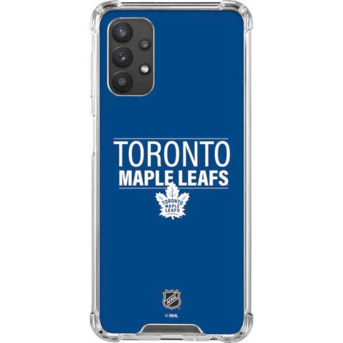 NHL Toronto Maple Leafs Lineup Galaxy A32 5G Clear Case
