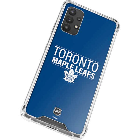 NHL Toronto Maple Leafs Lineup Galaxy A32 5G Clear Case