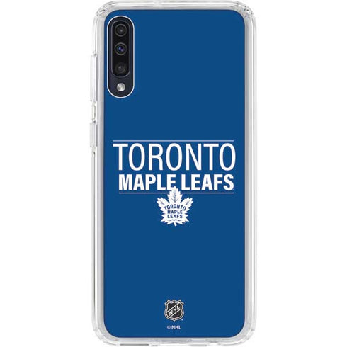 NHL Toronto Maple Leafs Lineup Galaxy A50 Clear Case