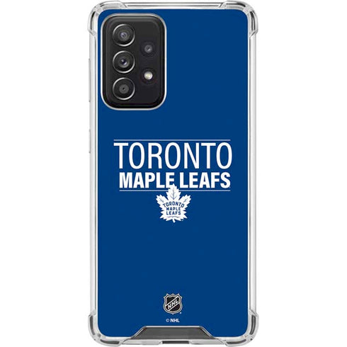 NHL Toronto Maple Leafs Lineup Galaxy A52 5G Clear Case