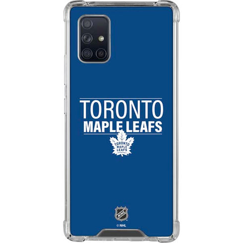 NHL Toronto Maple Leafs Lineup Galaxy A71 5G Clear Case