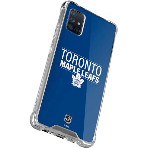NHL Toronto Maple Leafs Lineup Galaxy A71 5G Clear Case