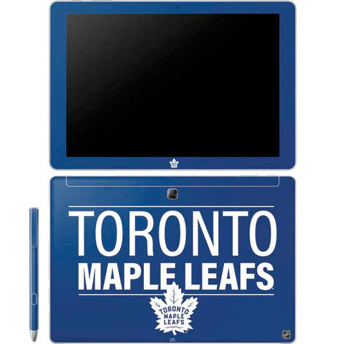 NHL Toronto Maple Leafs Lineup Galaxy Book 12in Skin